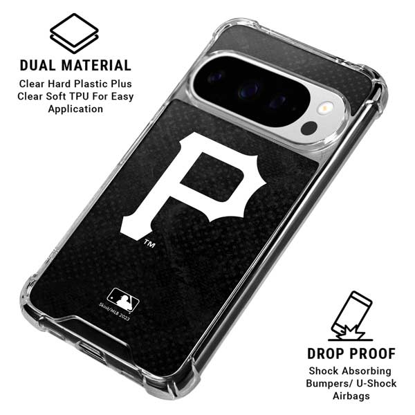 MLB Pittsburgh Pirates Dark Wash Google Pixel 10 Pro XL Clear Case