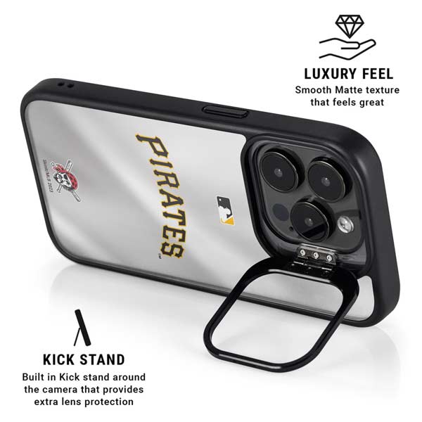 MLB Pittsburgh Pirates Jersey Home iPhone 14 Pro Kickstand Case