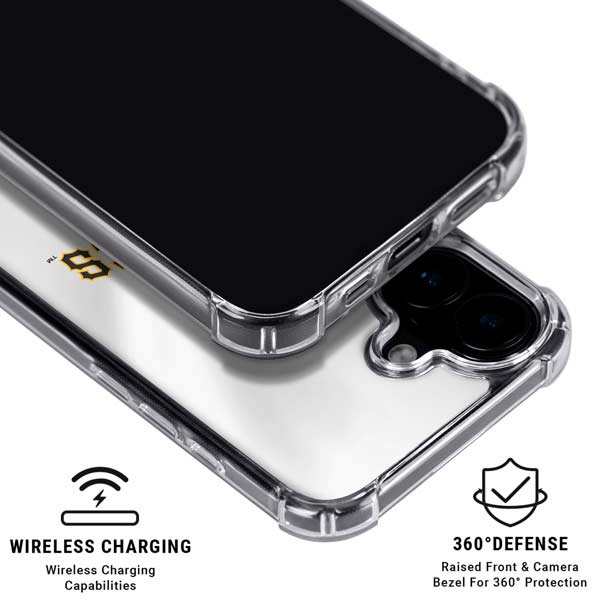 MLB Pittsburgh Pirates Jersey Home iPhone 17 Clear Case