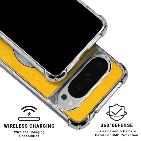 NFL Pittsburgh Steelers - Alternate Distressed Google Pixel 10 Pro XL Clear Case