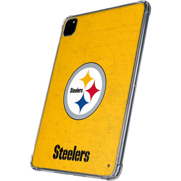 NFL Pittsburgh Steelers - Alternate Distressed iPad Pro 11in (2024) Clear Case