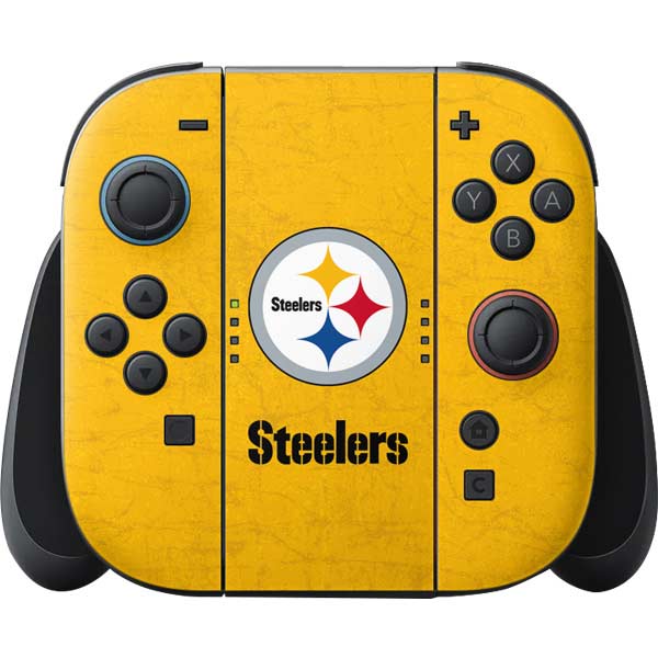 NFL Pittsburgh Steelers - Alternate Distressed Nintendo Skins