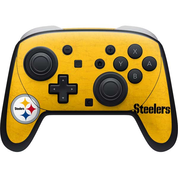 NFL Pittsburgh Steelers - Alternate Distressed Nintendo Skins