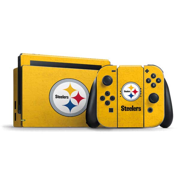 NFL Pittsburgh Steelers - Alternate Distressed Nintendo Skins