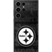 NFL Pittsburgh Steelers Black & White Galaxy Skins
