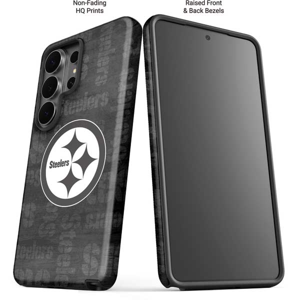NFL Pittsburgh Steelers Black & White Galaxy S26 Ultra Impact Case
