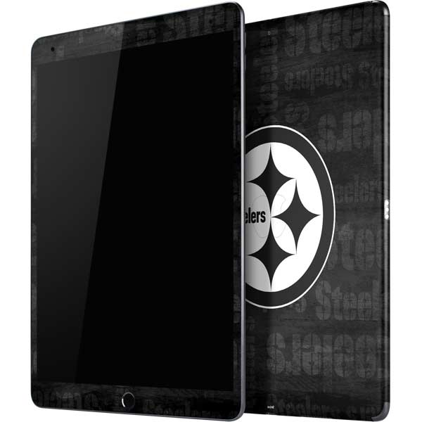 NFL Pittsburgh Steelers Black & White iPad Skins