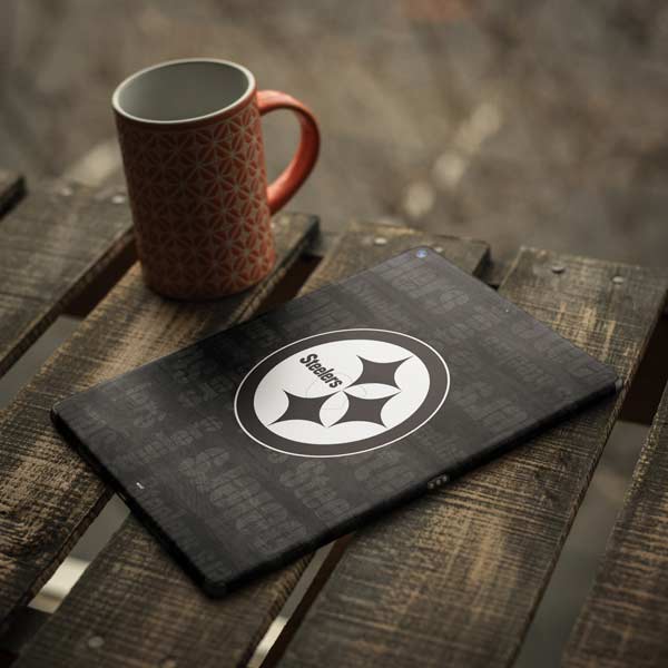 NFL Pittsburgh Steelers Black & White iPad Skins