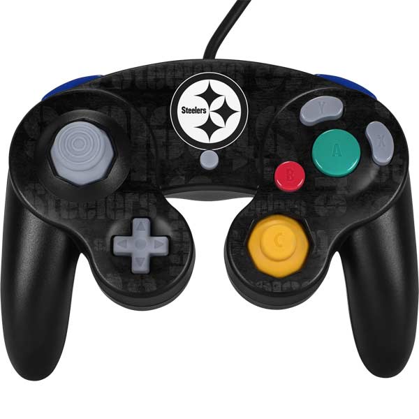 NFL Pittsburgh Steelers Black & White Nintendo Skins