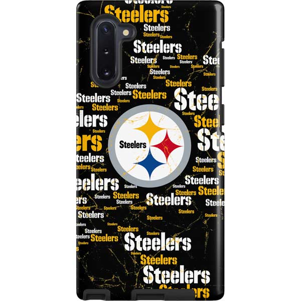 NFL Pittsburgh Steelers Black Blast Galaxy Cases