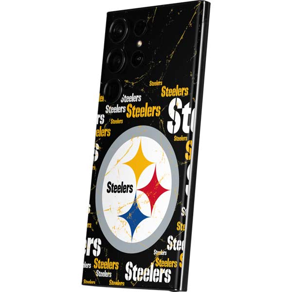NFL Pittsburgh Steelers Black Blast Galaxy Skins