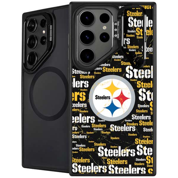 NFL Pittsburgh Steelers Black Blast Galaxy Cases