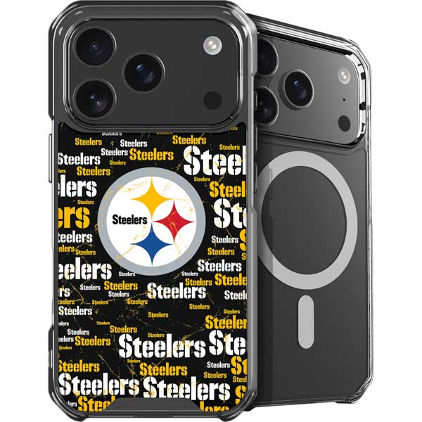 NFL Pittsburgh Steelers Black Blast iPhone 17 Pro MagSafe Case