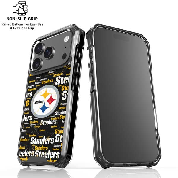 NFL Pittsburgh Steelers Black Blast iPhone 17 Pro MagSafe Case