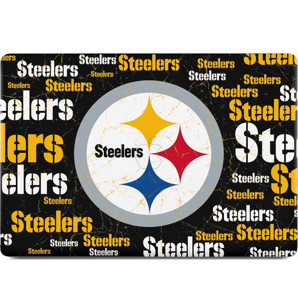 NFL Pittsburgh Steelers Black Blast MacBook Skins