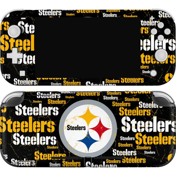 NFL Pittsburgh Steelers Black Blast Nintendo Skins