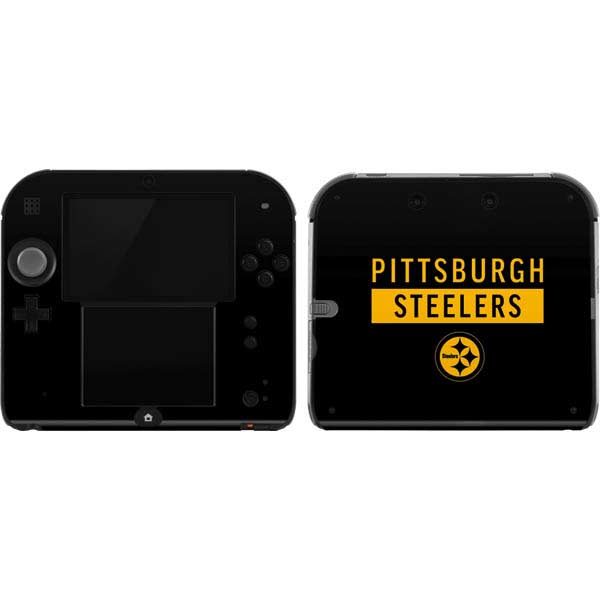NFL Pittsburgh Steelers Black Performance Series Nintendo Skins
