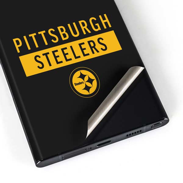 NFL Pittsburgh Steelers Black Performance Series Galaxy Skins