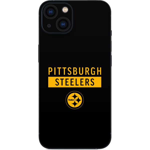 NFL Pittsburgh Steelers Black Performance Series iPhone Skins