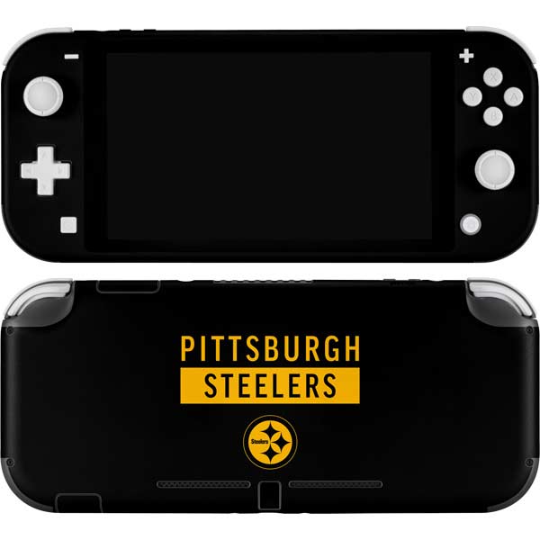 NFL Pittsburgh Steelers Black Performance Series Nintendo Skins