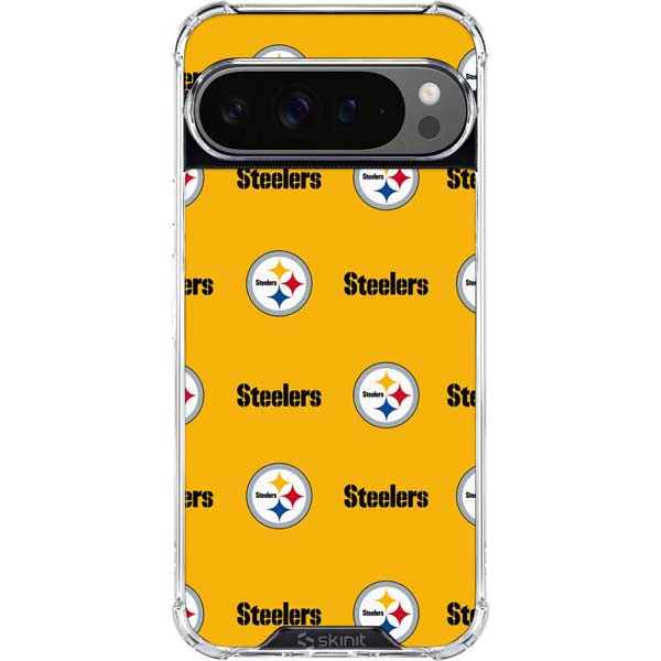 NFL Pittsburgh Steelers Blitz Series Google Pixel 10 Pro Clear Case