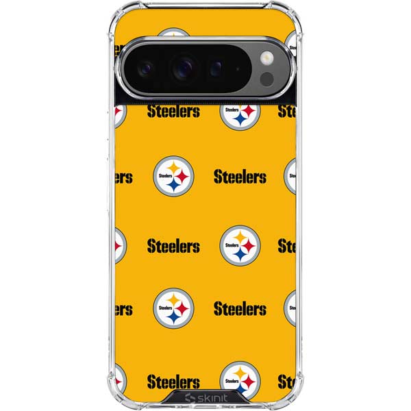 NFL Pittsburgh Steelers Blitz Series Google Pixel 10 Pro XL Clear Case