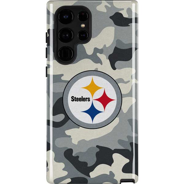 NFL Pittsburgh Steelers Camo Galaxy Cases