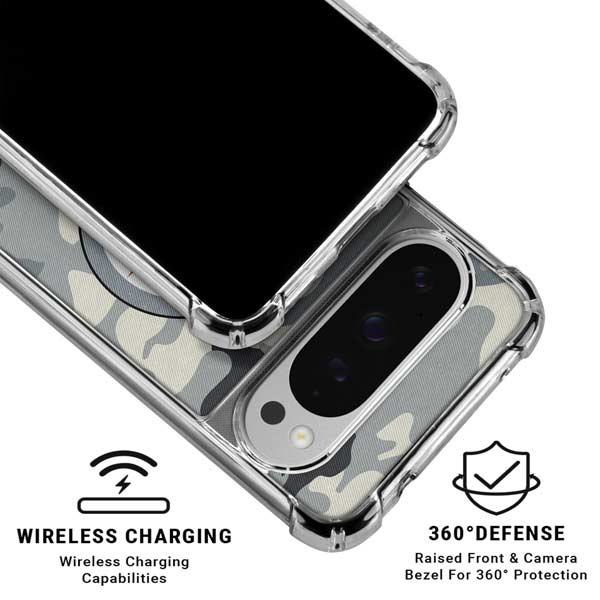NFL Pittsburgh Steelers Camo Google Pixel 10 Pro XL Clear Case