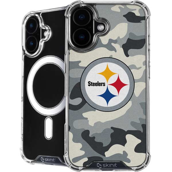 NFL Pittsburgh Steelers Camo iPhone 17 MagSafe Case