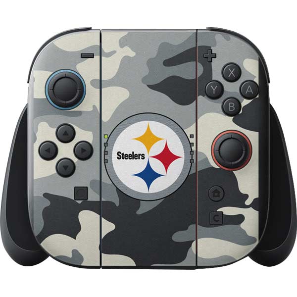 NFL Pittsburgh Steelers Camo Nintendo Switch 2 (2025) with Joy-Con Skin