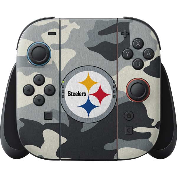 NFL Pittsburgh Steelers Camo Nintendo Skins