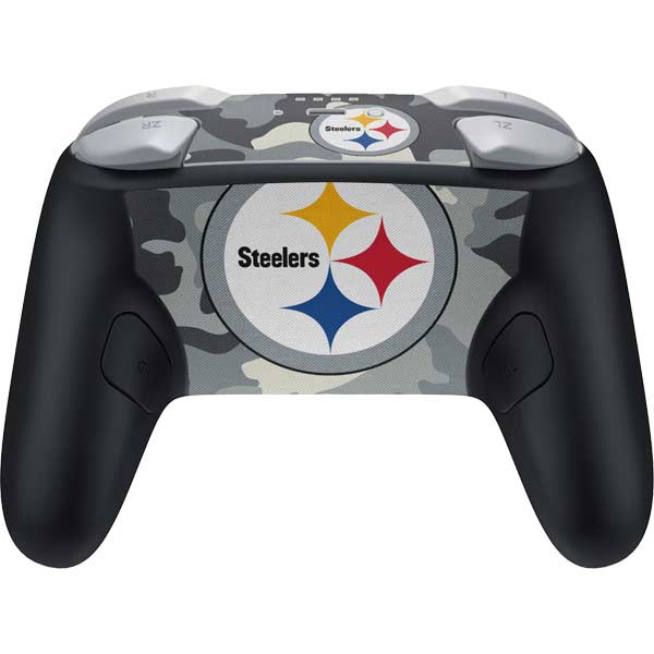 NFL Pittsburgh Steelers Camo Nintendo Switch 2 (2025) Pro Controller Skin