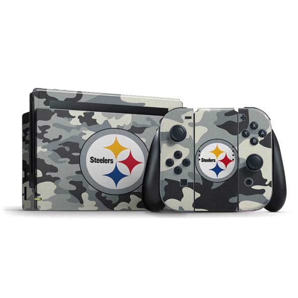NFL Pittsburgh Steelers Camo Nintendo Skins