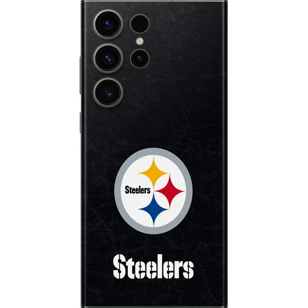 NFL Pittsburgh Steelers Distressed Galaxy Skins