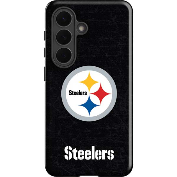 NFL Pittsburgh Steelers Distressed Galaxy S26 Plus Impact Case