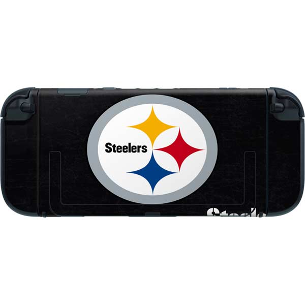 NFL Pittsburgh Steelers Distressed Nintendo Switch 2 (2025) with Joy-Con Skin