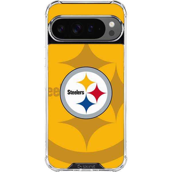 NFL Pittsburgh Steelers Double Vision Google Pixel 10 Pro XL Clear Case