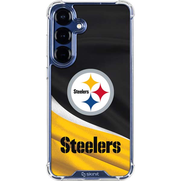NFL Pittsburgh Steelers Galaxy S25 Plus Clear Case
