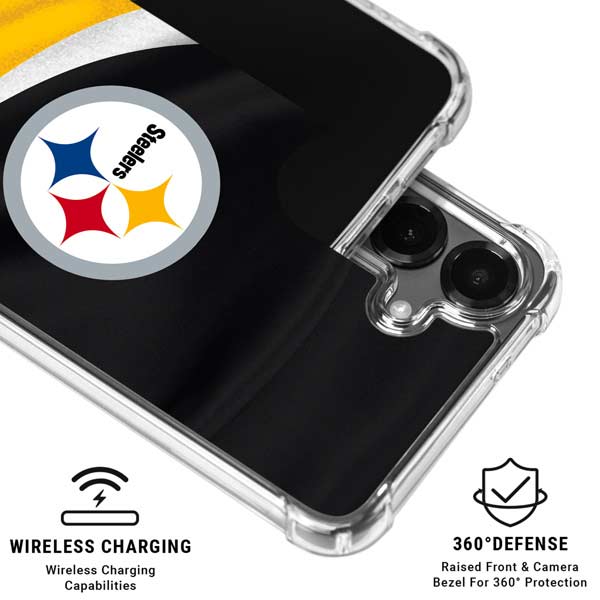NFL Pittsburgh Steelers Galaxy S26 Clear Case