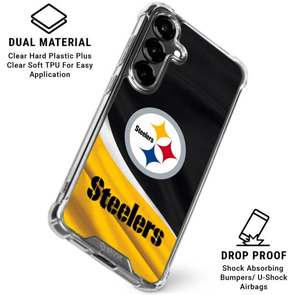 NFL Pittsburgh Steelers Galaxy S26 Clear Case