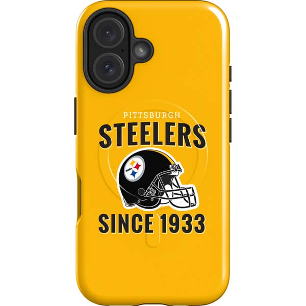NFL Pittsburgh Steelers Helmet iPhone 16 Magsafe Impact Case