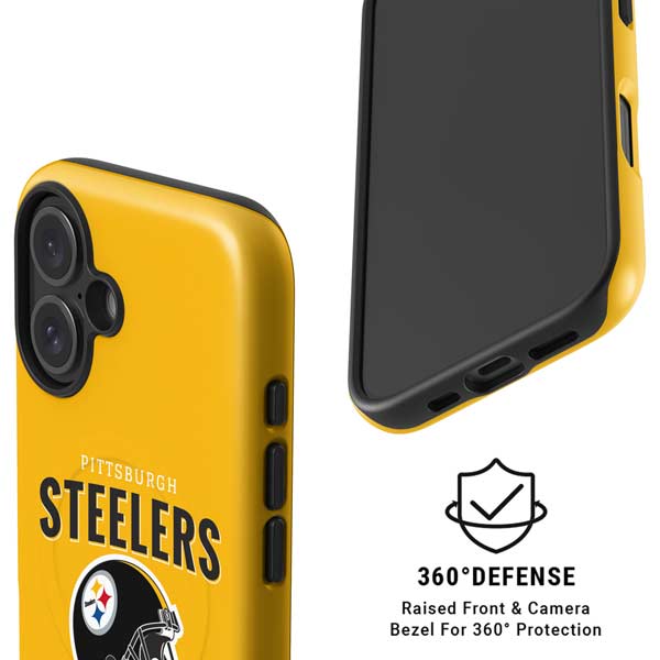 NFL Pittsburgh Steelers Helmet iPhone 16 Magsafe Impact Case