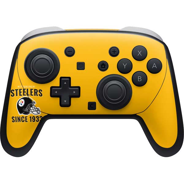 NFL Pittsburgh Steelers Helmet Nintendo Switch 2 (2025) Pro Controller Skin