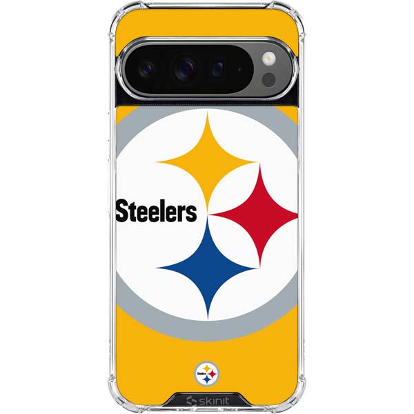 NFL Pittsburgh Steelers Large Logo Google Pixel 10 Pro Clear Case