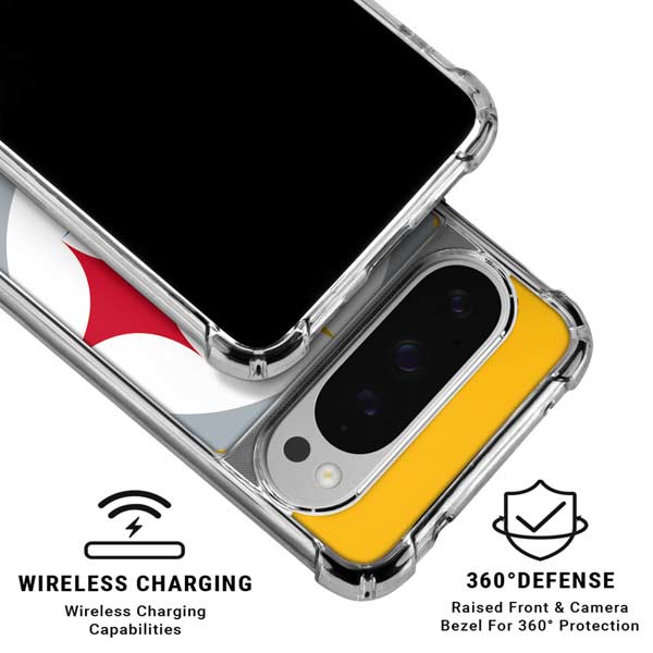 NFL Pittsburgh Steelers Large Logo Google Pixel 10 Pro Clear Case