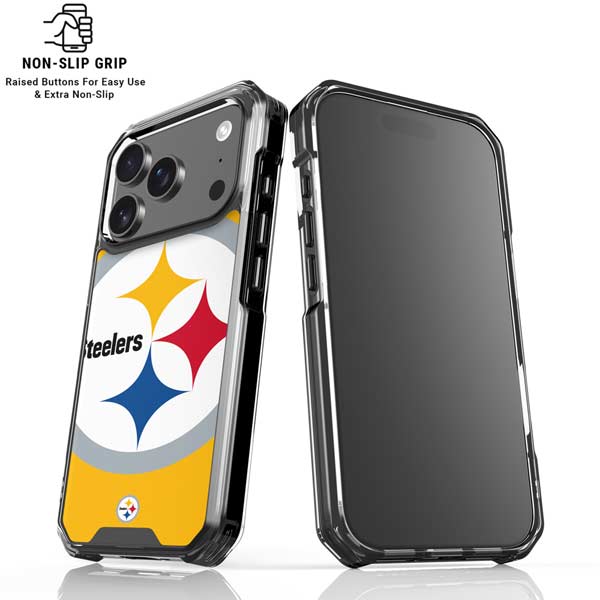 NFL Pittsburgh Steelers Large Logo iPhone 17 Pro MagSafe Case