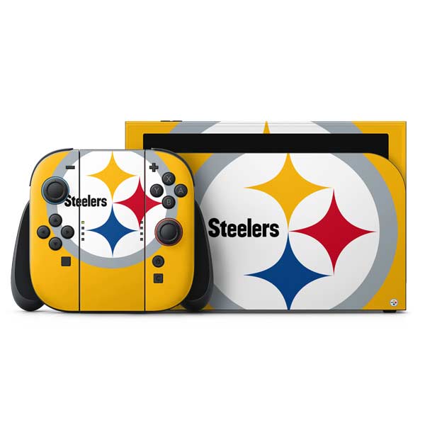 NFL Pittsburgh Steelers Large Logo Nintendo Skins