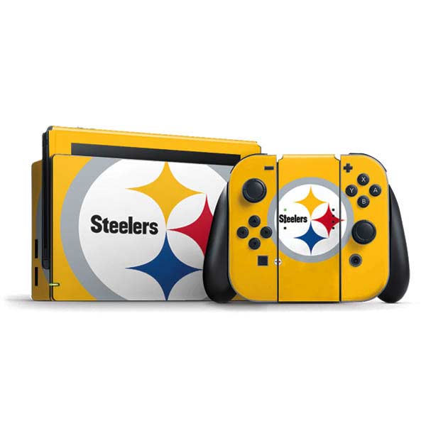 NFL Pittsburgh Steelers Large Logo Nintendo Skins
