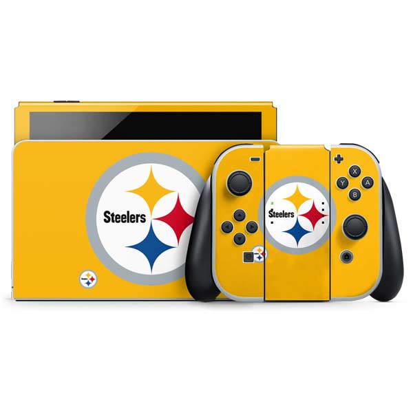 NFL Pittsburgh Steelers Large Logo Nintendo Skins