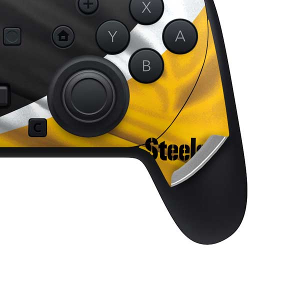 NFL Pittsburgh Steelers Nintendo Switch 2 (2025) Pro Controller Skin